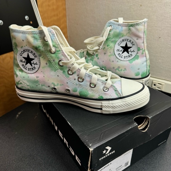 Converse Women’s CTAS Hi in Egret 570765F Size 7 NEW IN BOX NIB - Picture 5 of 8